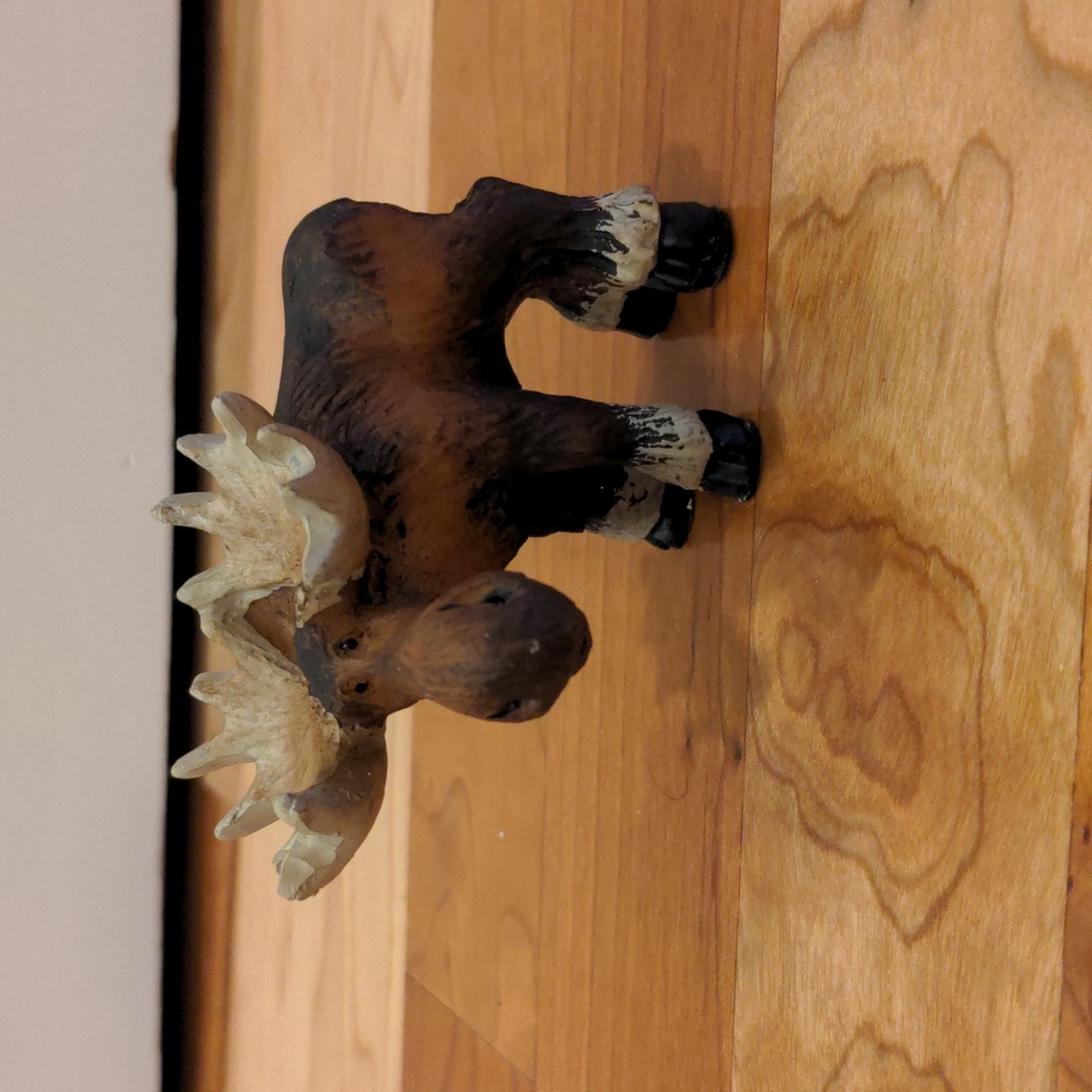 Moose Figurine by Phyllis Driscoll